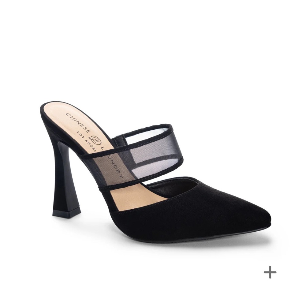 Chinese Laundry Sumter Mule Pump Heel Black - Size 8